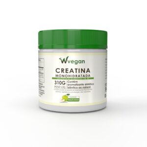 Creatina Monohidratada 310g Sabor Maçã Verde WVegan