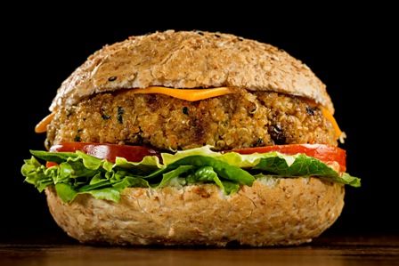 Cheeseburger vegano