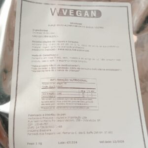 Dextrose 1kg Sem Sabor WVegan Vegan D Glucose