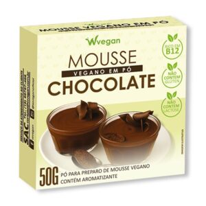 Mousse Vegano em Pó 50g WVegan Sabor Chocolate