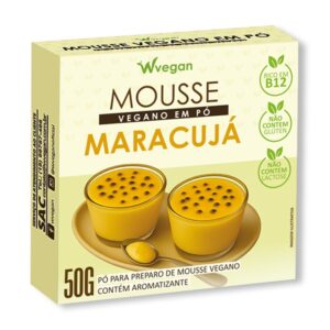 Mousse de Maracujá Vegano em Pó 50g WVegan