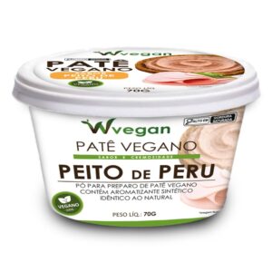 Patê 70g Sabor Peito de Peru WVegan - Pó para preparo