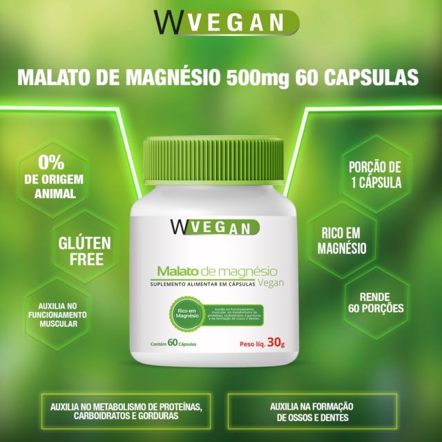 Malato de Magnésio 500mg