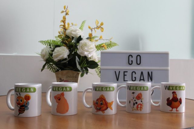 Caneca 350 ml Animais GoVegan