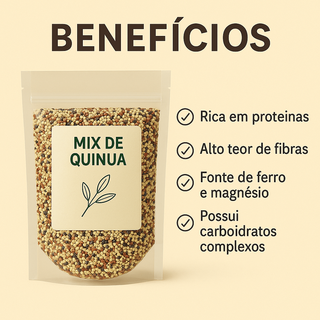 Mix de Quinua 500g embalagem refil