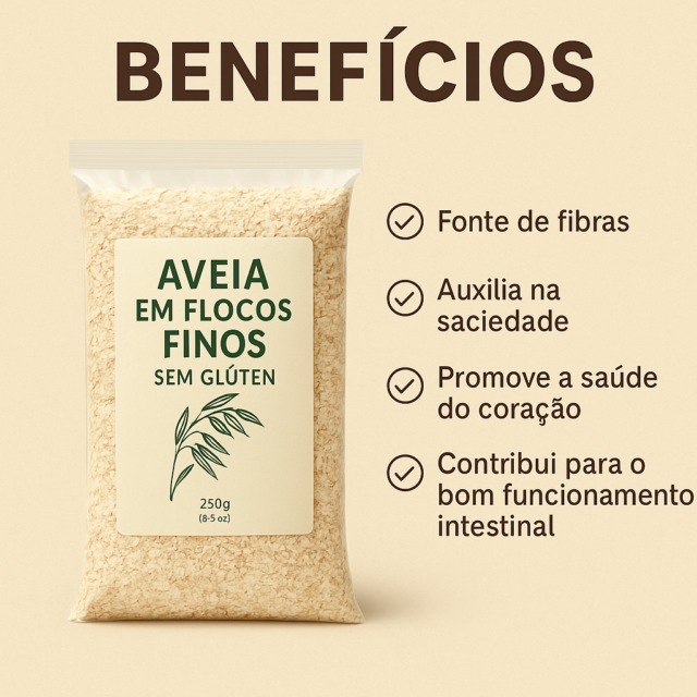 Aveia em Flocos finos