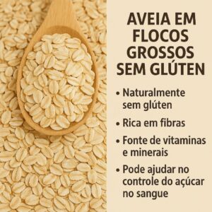 Aveia em flocos 500g Embalagem Refil