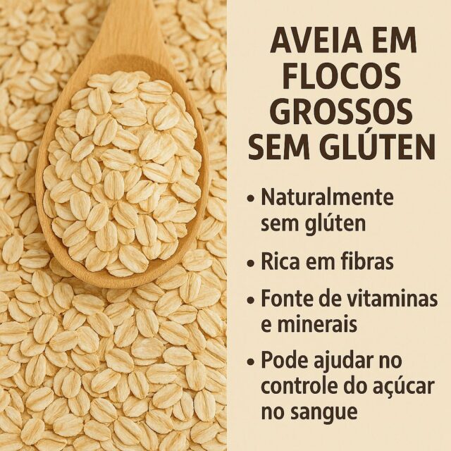 Aveia em flocos 500g Embalagem Refil