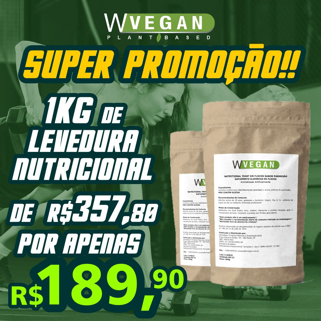 Nutritional Yeast em Flocos 1Kg